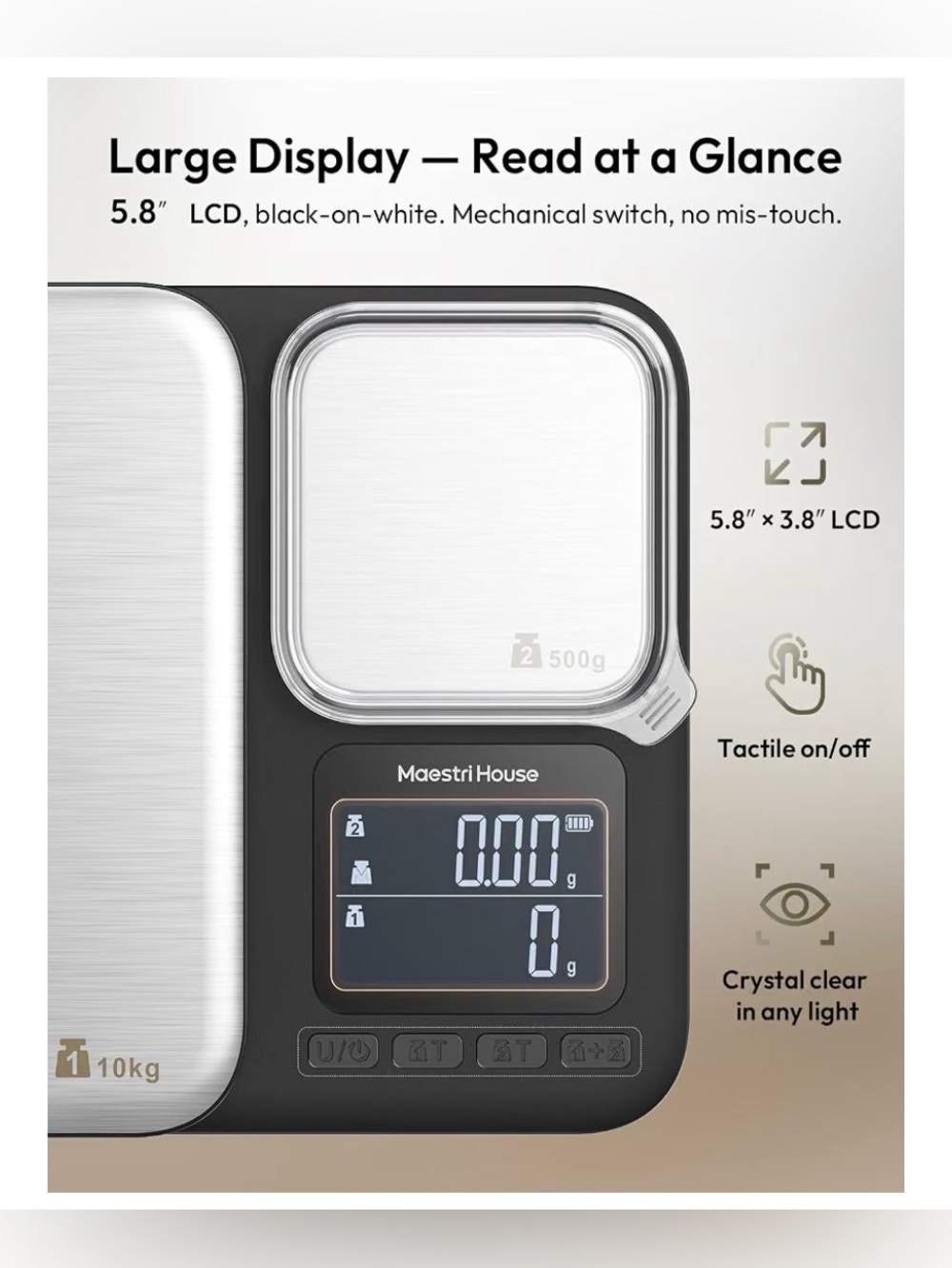 FS03 Digital Kitchen Scale (NIB) - Picture 8 of 15